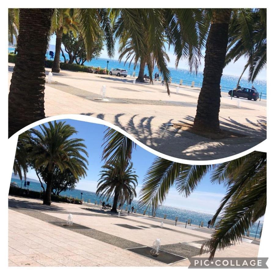 Location Saisonniere Menton 220 M Des Plages Exteriör bild