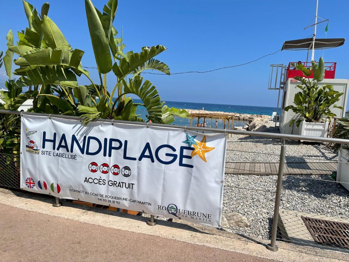 Location Saisonniere Menton 220 M Des Plages Exteriör bild